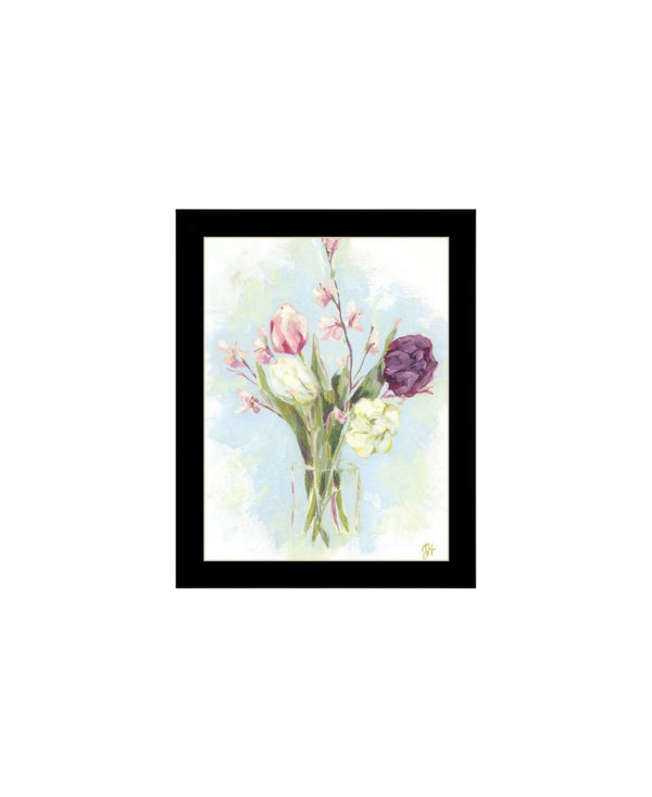 HomeRoots Set of Two "Flowers from the Farm" Framed Wall Art – Rustic Floral Prints for Stylish Home Decor 568576