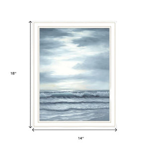 HomeRoots Set of Two Coastal Sunset Framed Art Prints - High Tide at Sunset for Elegant Home Décor 568586