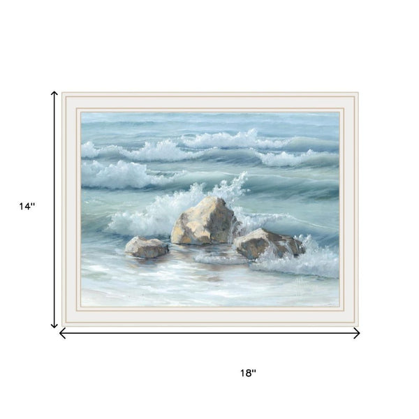 HomeRoots Set of Two Coastal-Inspired Framed Wall Art for Modern Interiors - Vibrant Prints with White Frames 568595