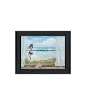 HomeRoots Set of Two Lighthouse at Sunset Framed Wall Art Prints - Coastal Charm for Modern Décor Spaces 568600