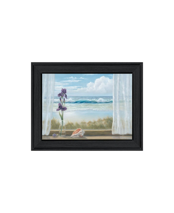 HomeRoots Set of Two Lighthouse at Sunset Framed Wall Art Prints - Coastal Charm for Modern Décor Spaces 568600