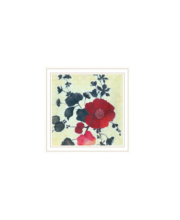 HomeRoots Set of Two Japanese Blossoms Framed Wall Art - Elegant Floral Prints for Modern Home Décor 568607