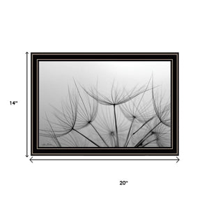 HomeRoots Set of Two Elegant Black Framed Floral Wall Art – Timeless Decor for Living Spaces & Offices 568618