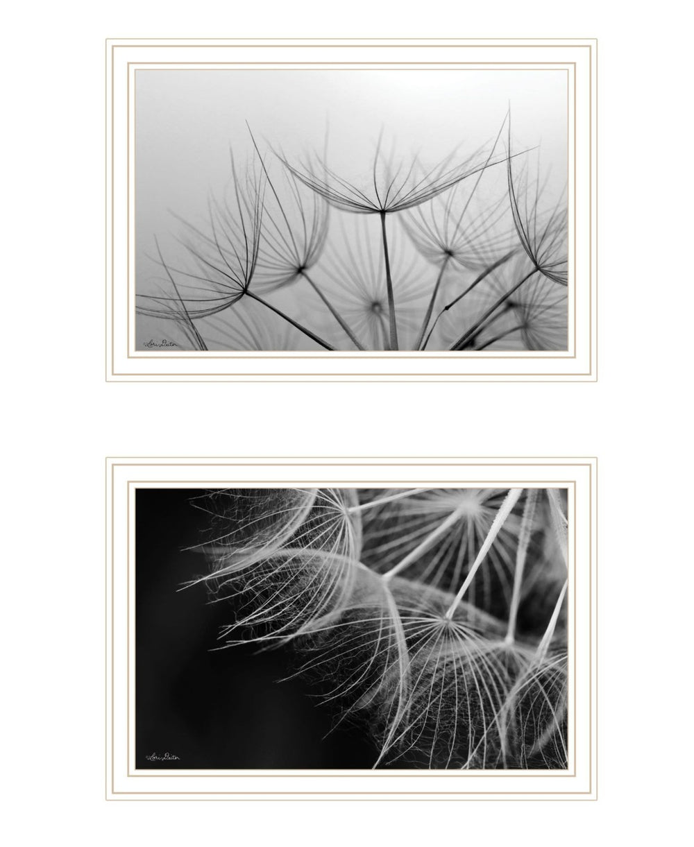 HomeRoots Set of Two Elegant Black Framed Wall Art | Contemporary Acrylic Prints for Stylish Home Décor 568619