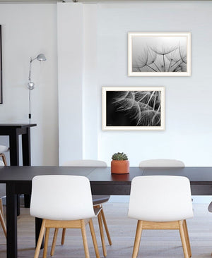 HomeRoots Set of Two Elegant Black Framed Wall Art | Contemporary Acrylic Prints for Stylish Home Décor 568619