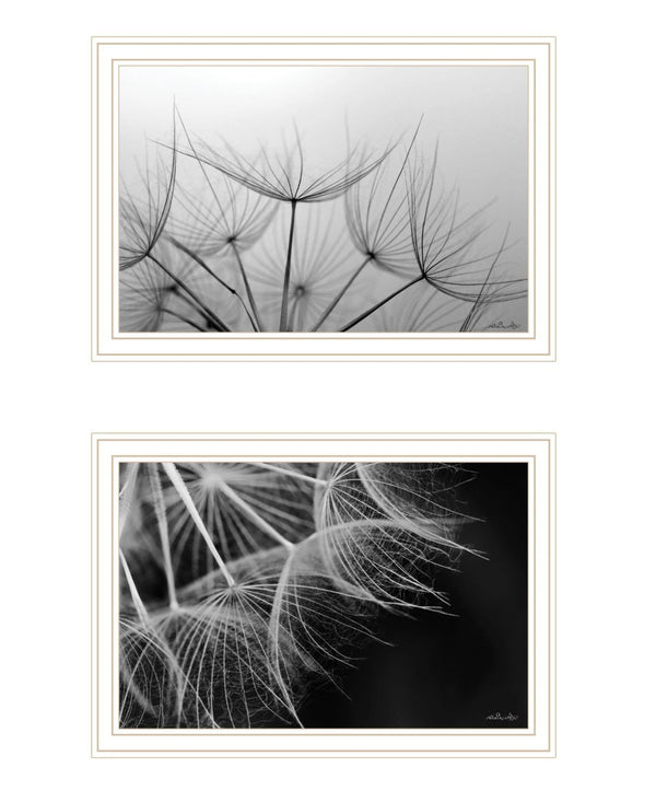 HomeRoots Set of Two Elegant Black Framed Wall Art | Contemporary Acrylic Prints for Stylish Home Décor 568619