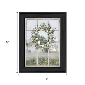 HomeRoots Set of Two Green Country Morning Framed Wall Art Prints - Elegant Decor for Any Room 568624