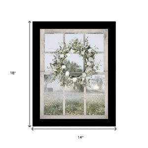 HomeRoots Set of Two Framed Country Morning Prints - Elegant Green Art for Modern Farmhouse Décor 568625
