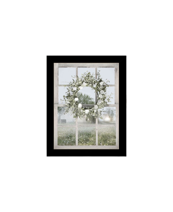 HomeRoots Set of Two Framed Country Morning Prints - Elegant Green Art for Modern Farmhouse Décor 568625