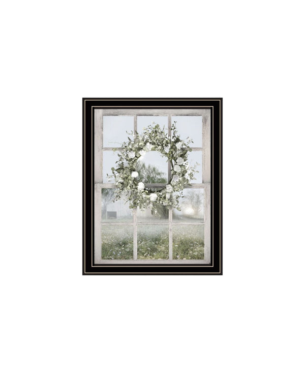 HomeRoots Set of Two Charming Green Country Morning Framed Prints – Stylish Art for Home & Office Decor 568626