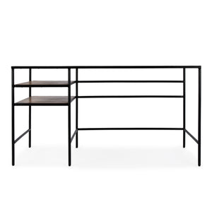 Butler Specialty Jensen Industrial-style Writing Desk With Solid Mango Wood Top And Sleek Iron Frame For Home Office Light Brown Iron,Mango Solids 5686330-butler