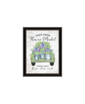 HomeRoots Set of Two Inspirational Bloom Where You Are Planted Framed Wall Art for Elegant Home Decor 568643