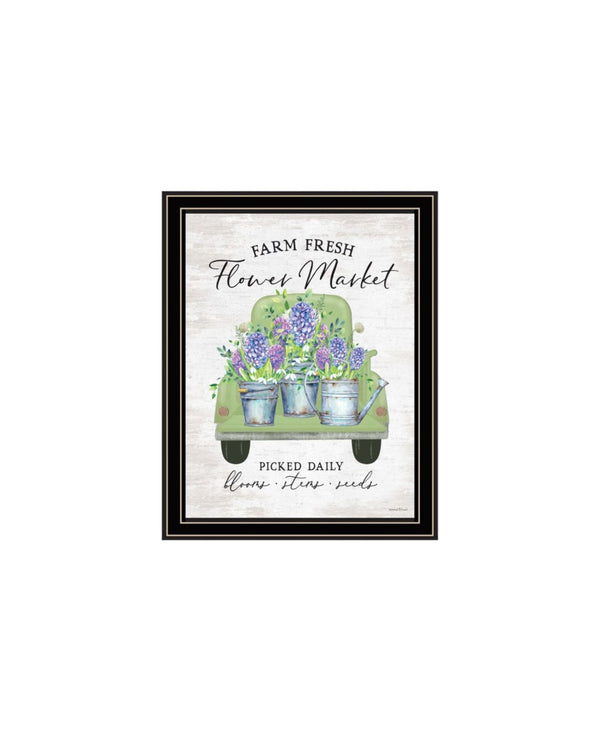 HomeRoots Set of Two Inspirational Bloom Where You Are Planted Framed Wall Art for Elegant Home Decor 568643