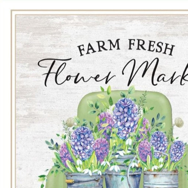 HomeRoots Set of Two Framed Botanical Wall Art - "Bloom Where You Are Planted" - Modern Home Décor Accent 568644