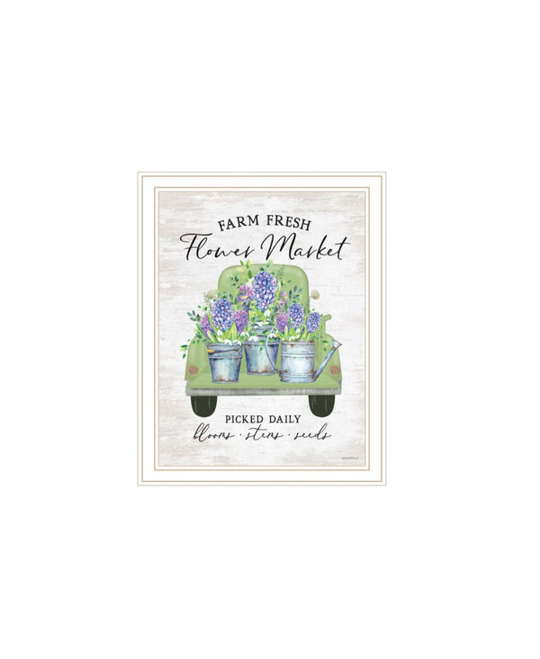 HomeRoots Set of Two Framed Botanical Wall Art - "Bloom Where You Are Planted" - Modern Home Décor Accent 568644