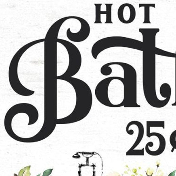 HomeRoots Set of Two Framed Bathroom Wall Art Prints - Spa-Inspired Hot Bath & Homemade Soap Decor 568647