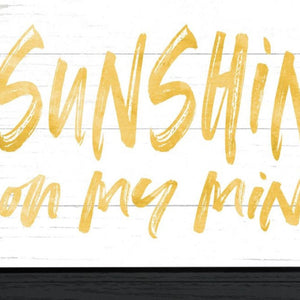 HomeRoots Set of Two Stylish Black Framed Wall Art Prints – Brighten Your Space with Fun, Sun-Inspired Decor! 568666