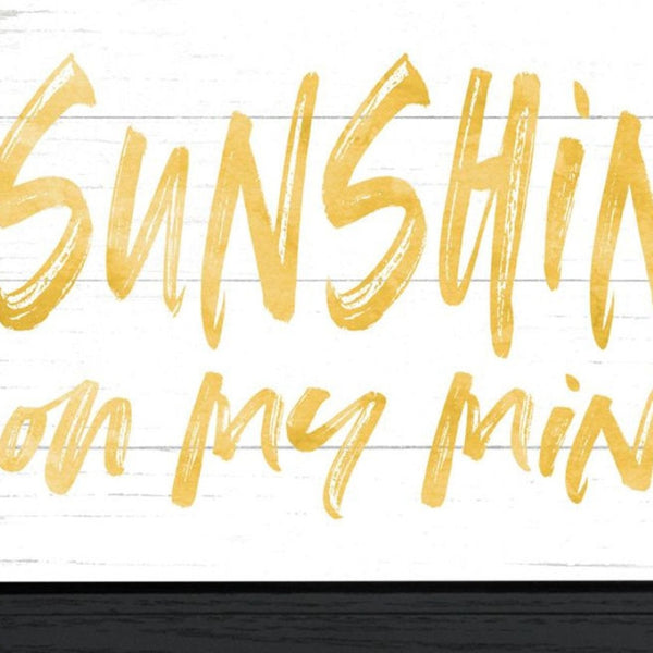 HomeRoots Set of Two Stylish Black Framed Wall Art Prints – Brighten Your Space with Fun, Sun-Inspired Decor! 568666