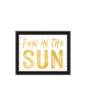 HomeRoots Set of Two Framed Wall Art Prints - "Sunshine on My Mind" - Chic Décor for a Bright Home Upgrade 568668