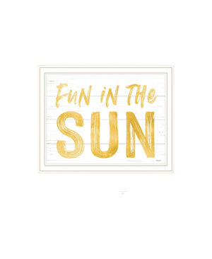 HomeRoots Set of Two Coastal Framed Wall Art Prints - Brighten Your Space with Fun in the Sun Vibe! 568669
