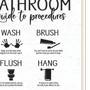 HomeRoots Set of Two Modern Framed Bathroom Wall Art Prints - Whimsical Acrylic Decor for Stylish Spaces 568685