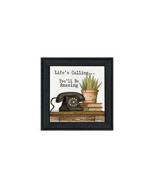 HomeRoots Set of Three Contemporary Black Framed Wall Art Prints - Vibrant Acrylic Designs for Any Space 568690