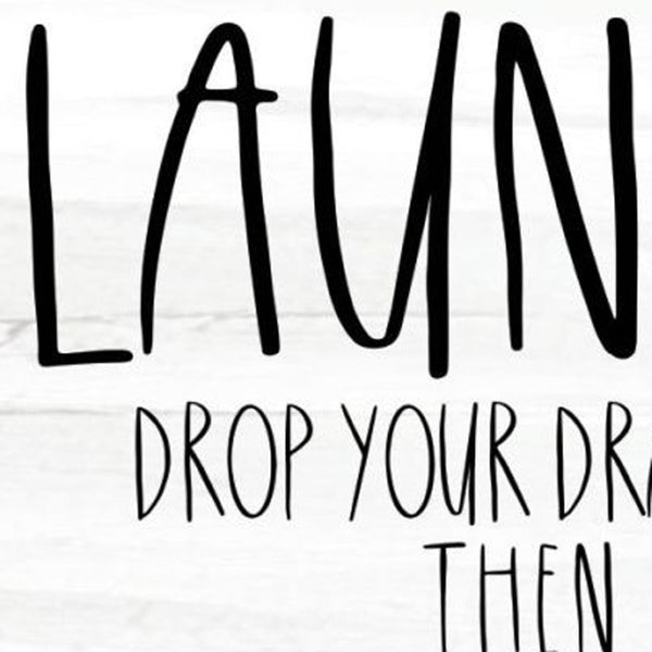 HomeRoots Set of Two Framed Laundry Wall Art - Witty Home Decor with Playful Quotes for Stylish Spaces! 568694