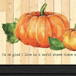 HomeRoots Set of Two Charming Happy Fall Pumpkins Framed Wall Art for Cozy Autumn Decor & Stylish Home Accents 568704
