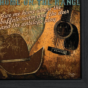 HomeRoots Set of Two Western Charm Black Framed Wall Art Prints - Vivid Decor for Home & Living Spaces 568711