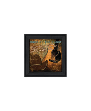 HomeRoots Set of Two Western Charm Black Framed Wall Art Prints - Vivid Decor for Home & Living Spaces 568711