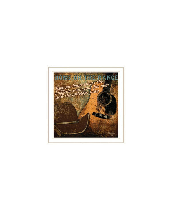 HomeRoots Set of Two Rustic Western Black Framed Wall Art Prints - Chic Home Decor for Any Space! 568714