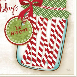 HomeRoots Set of Two Framed Hot Cocoa & Candy Canes Prints – Festive Kitchen Wall Art for Holiday Cheer 568726