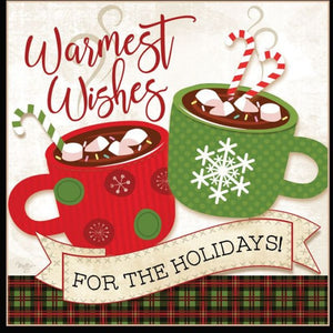 HomeRoots Set of Three Festive Christmas Wall Art Prints in Black Frames - Perfect for Holiday Decor! 568728