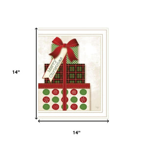 HomeRoots Set of Three Festive "It's Christmas Time" Black Framed Wall Art for Stylish Holiday Decor 568730