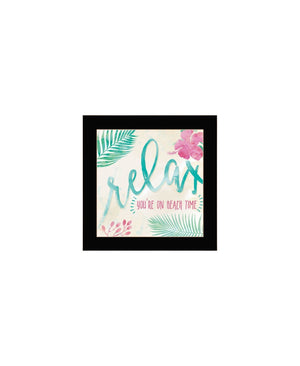 HomeRoots Set of Two Coastal-Inspired Black Framed Wall Art - Modern Gallery-Ready Decor for Any Room 568732