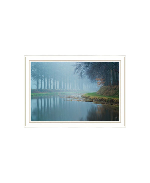 HomeRoots Set of Two Misty Rivers Elegant Framed Wall Art Prints for Serene Home Décor & Gallery Display 568738