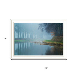 HomeRoots Set of Two Misty Rivers Elegant Framed Wall Art Prints for Serene Home Décor & Gallery Display 568738