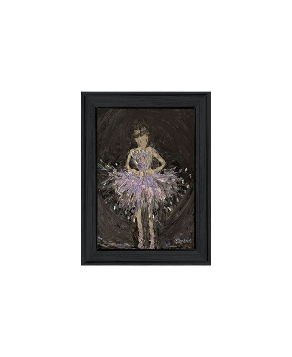 HomeRoots Set of Two "Ballerina Dancers" Black Framed Wall Art – Elegant Prints for Stylish Home Décor & Gallery Walls 568747