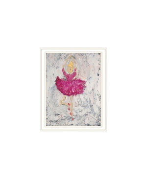 HomeRoots Set of Two Framed Ballerina Dancers Wall Art – Elegant Acrylic Prints for Stylish Home Decor 568749