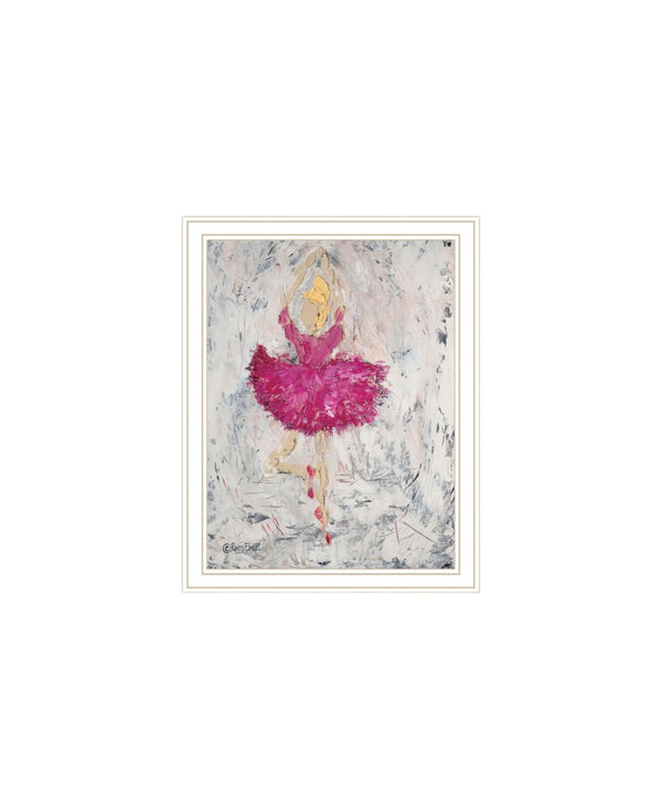 HomeRoots Set of Two Framed Ballerina Dancers Wall Art – Elegant Acrylic Prints for Stylish Home Decor 568749