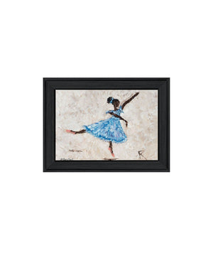 HomeRoots Set of Two "Ballerina Collection" Elegant Black Framed Wall Art for Chic Home Décor & Style 568750