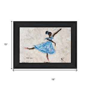 HomeRoots Set of Two "Ballerina Collection" Elegant Black Framed Wall Art for Chic Home Décor & Style 568750