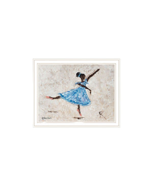 HomeRoots Set of Two Ballerina Collection Framed Wall Art - Elegant Acrylic Prints for Stylish Home Décor 568753