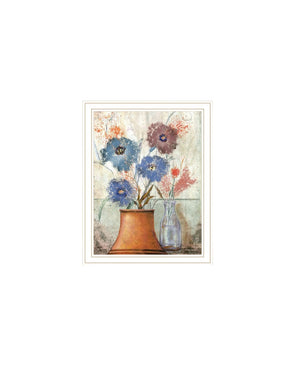 HomeRoots Set of Two Floral Dreams White Framed Wall Art - Elegant Prints to Brighten Any Room Effortlessly 568774