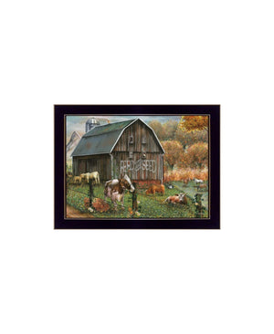 HomeRoots Set of Two Framed "Feed and Seed" Prints – Rustic Wall Art for Farmhouse Decor, Easy to Hang! 568775