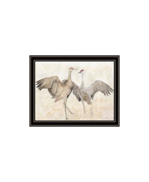 HomeRoots Set of Two Sandhill Cranes Framed Wall Art Prints - Elegant Wildlife Decor for Modern Spaces 568781