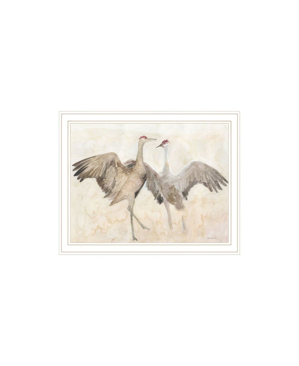 HomeRoots Set of Two Elegant Sandhill Crane Framed Wall Art Prints – Perfect for Stylish Home Décor & Focal Points 568782