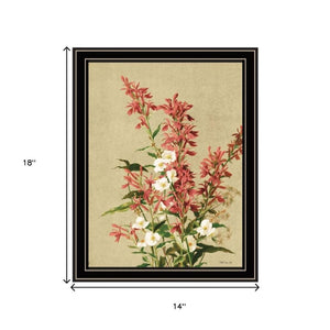 HomeRoots Set of Two Meadow Flowers Framed Wall Art - Elegant Floral Prints for Timeless Home Decor Update 568784