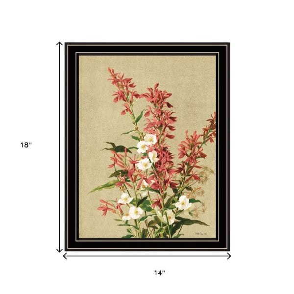 HomeRoots Set of Two Meadow Flowers Framed Wall Art - Elegant Floral Prints for Timeless Home Decor Update 568784
