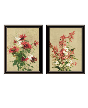 HomeRoots Set of Two Meadow Flowers Framed Wall Art - Elegant Floral Prints for Timeless Home Decor Update 568784